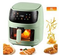 Friteuse sans huile - INN® - 8L - 1400W - 8 programmes - Design élégant en acier inoxydable