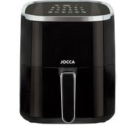 Jocca Friteuse sans huile 2196 – 5 L, 1450 W, écran LED tactile, fenêtre, Noir