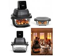 Friteuse sans huile - LIVOO - Marmiton - 4 L + 1 5 L - 1500 W - 8 modes & écran tactile