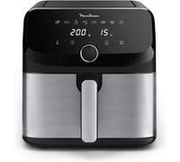 Moulinex Easy Fry Mega EZ855D20 friteuse Unique 7,5 L Autonome Friteuse d’air chaud Noir, Acier inoxydable