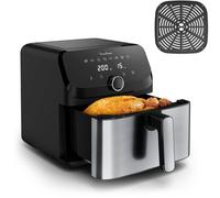 Moulinex Easy Fry Mega EZ855D20 friteuse Unique 7,5 L Autonome Friteuse d’air chaud Noir, Acier inoxydable