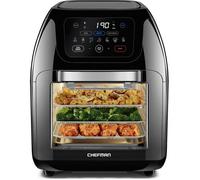 Friteuse sans huile multifonction - GENERIC - Multifun. Digital Air Fryer Rotisserie - 10 L - 1800 W - Écran tactile 17 préréglages