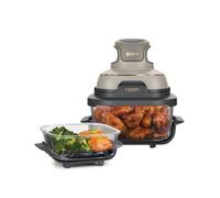 Friteuse sans huile portable NINJA - CRISPI - Récipients 1,4L et 3,8L - 4 programmes prédéfinis - 1400W - Beige