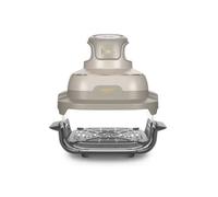 Ninja CRISPi Friteuse sans huile portable, 3,8L, 4-en-1 : Frire sans huile, Rôtir, Garder au chaud, Recroustiller, Design compact, 2 récipients avec couvercles, 1 700 W, Pierre/Or FN201EUSD2