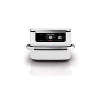 Ninja AF500EUWH friteuse Double 10,4 L Autonome 2470 W Friteuse d’air chaud Argent, Blanc