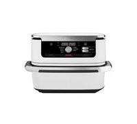 Ninja AF500EUWH friteuse Double 10,4 L Autonome 2470 W Friteuse d’air chaud Argent, Blanc