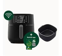 Friteuse sans huile PHILIPS - Airfryer connecté HD9285/93 - Capacité 7,2L - 16 programmes de cuisson - 2000W