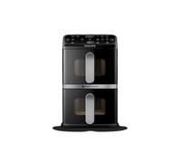 Friteuse sans huile PHILIPS - Airfryer Série 4000 Vertical Duo NA461/00 - Capacité 10 L - Double cuve - 2750W
