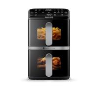 Philips Friteuse sans huile Airfryer NA461/00 Série 4000 Vertical Duo 10 L Double cuve 2750 W Noir