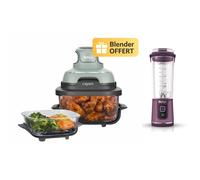 Friteuse sans huile Ninja Crispi Airfryer en verre FN101EUSG Vert Gris