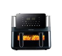 Friteuse sans huile PRIXTON Cook Organics Dual 8 litres, Écran tactile, 2000 W, 12 Programmes, Double Compartiment, Noir