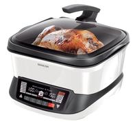 Friteuse sans huile SENCOR SFR 9400WH 4,8 L 1800 W LED 18 programmes 40-240°C couvercle anti-vapeur maintien au chaud Blanc