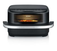 Severin Friteuse à air chaud FR 2464 – 4 L, programme pizza, sans PFAS, noire