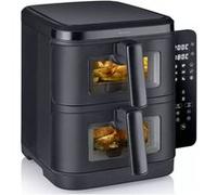 Friteuse sans huile - SEVERIN - AirFryer FR2468 - Capacité 11 L - Double cuve - 9 programmes - Écran tactile - 2600 W