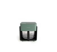 CREATE Friteuse à air Studio Crystal – Verre 4,2 L, cuiseur vapeur en option, vert sauge