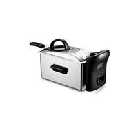 KitchenCook Friteuse K-FRY 3 L Inox Semi-pro 2100 W sans huile, couvercle fenêtre, rangement compact