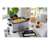 Friteuse semi-professionnelle - BIGBEN - DF1G BIGBEN - 4 L - 1 kg - Thermostat 150-190°C