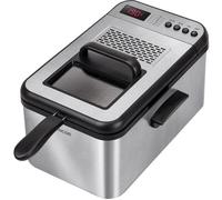 Friteuse avec Contrôle Numérique, 2200 W, Noir/Acier Inoxydable
