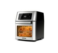 G3 Ferrari G10182, Friggisano EVO 15L, Friteuse à Air 15 Litres, 1700W, 10 Programmes, 40-200 degréC, Capacité XXL, Écran Digital, Livre de Recettes Inclus, Noir et Inox
