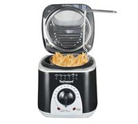 Friteuse Techwood TFF-86 1L 950W - 2 en 1 Fondue, Bac à huile de capacité 1L - coloris Noir