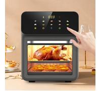 Friteuses à Air électriques - 1350W - 10L - Écran tactile - 18 Menus - 3 Modes - 2 Couches - Minuterie - Réglage de 0 à 200 ℃