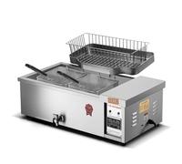 Friteuses, Petite friteuse électrique commerciale 25l, four à frites multifonction, Machine frire for beignets de poulet frit