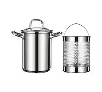 Friteuses Pots Tempuras friteuses marmites 304 acier inoxydable matériel graisse profonde pour cuisine Restaurant nourriture friture