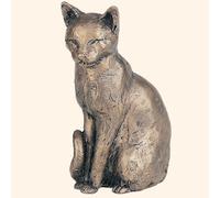 Frith Sculptures Paul Jenkins Sculpture en Bronze coulé à Froid Motif Chat Willard