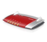FRITZ! Box 4040 routeur sans fil Gigabit Ethernet Bi-bande (2,4 GHz / 5 GHz) Rouge, Argent