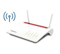 FRITZ!Box 6890 LTE INT routeur sans fil Gigabit Ethernet Bi-bande (2,4 GHz / 5 GHz) 4G Rouge, Blanc