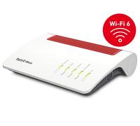 AVM FRITZ!Box 7590 AX - Wireless Router - DSL-Modem 4-Port-Switch - 1GbE - Wi-Fi 6 - Dual-Band - VoIP-Telefonadapter (DECT)
