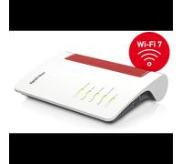 AVM Routeur Wi‑Fi 7 FRITZ!Box 7682 – bi‑bande 2,4/5 GHz, 2,5 GbE, USB 3G/4G, ADSL2+/VDSL – Blanc