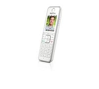 FRITZ!Fon C6 | téléphone DECT Confortable | écran Couleur Haut de Gamme | téléphonie HD | Services Internet/Confort | Grande autonomie | Blanc | Version Internationale