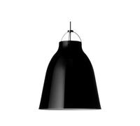 Fritz Hansen Caravaggio P3 Pendelleuchte, noir, câble noir