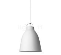 Fritz Hansen Caravaggio Suspension blanc mat/câble blanc - ø25,8 cm