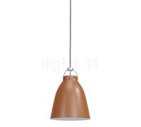 Fritz Hansen Caravaggio Suspension rouge/câble gris - ø16,5 cm