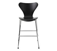 Fritz Hansen Chaise 3177 Series 7 Junior chrome Black