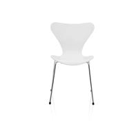 Fritz Hansen Chaise Série 7 3107 - Laquée - blanc - chromé