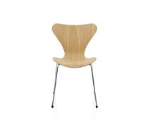 Fritz Hansen Chaise Série 7 3107 - Placage naturel - chromé - Chêne