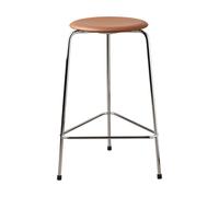 Fritz Hansen High Dot counter stool 3 pieds Essential walnut-chrome