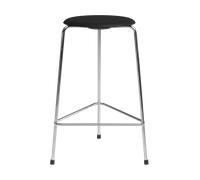 High Dot Tabouret de Bar H65 3 Pieds Chrome/ Frêne Noir