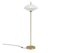 Fritz Hansen Lampadaire Clam 128 cm Opal-brass