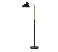 Fritz Hansen Lampadaire KAISER Idell 6580 Noir mat / Laiton