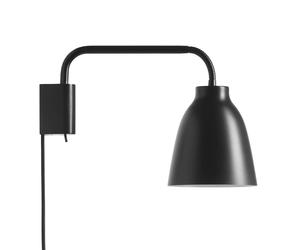 Fritz Hansen Lampe de lecture murale Caravaggio Noir