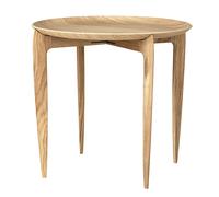 Fritz Hansen Plateau pliable Ø 45 cm Chêne