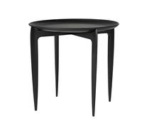 Fritz Hansen Table Basse Plateau Noir Ø45