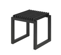 Fritz Hansen Tabouret Cutter chêne laqué noir