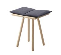 Fritz Hansen Tabouret Georg – Collection Skagerak – Chêne / Gris foncé