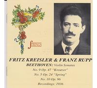 Fritz Kreisler & Franz Rupp - BeethovenSonatas Violin & [Import]