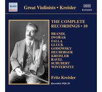 Fritz Kreisler – Intégrale des Enregistrements (Volume 10) – CD – NAXOS